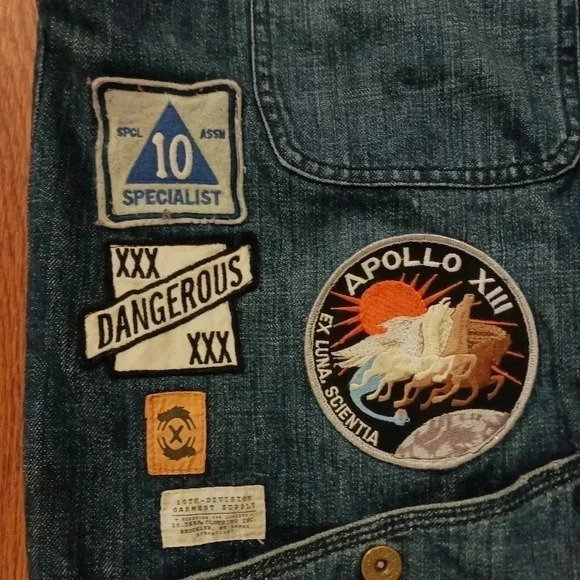 10.Deep Mens Denim Vest Size XL - Picture 2 of 7